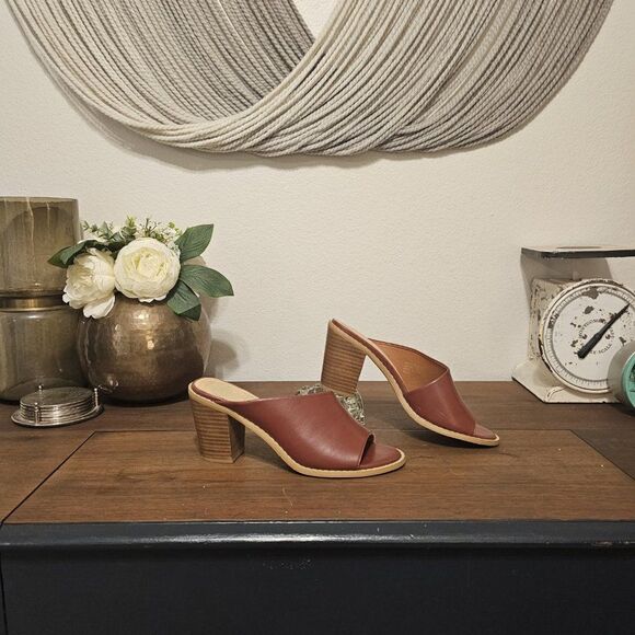 MiiM Brick Up Your Feet Heel Sz 8.5 - Picture 3 of 7